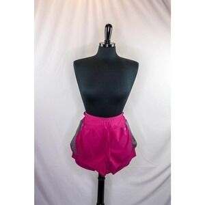 Avia Running Shorts Women Lined Pink Gray Size L